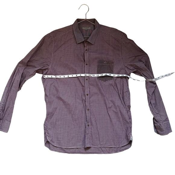 Ted Baker London Men's Checkered Button-Down Shirt - 2XL - Picture 5 of 6